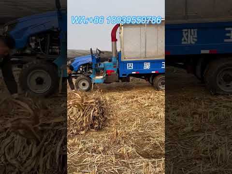 Four-wheel drive high-power mobile mower, a machine for crushing grass
