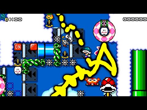 Kaizo Kontraptions - Super Mario Maker 2