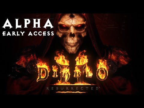 Diablo 2 - Resurrected Act 1 - Sorceress Gameplay #BlizzEarlyAccess Alpha