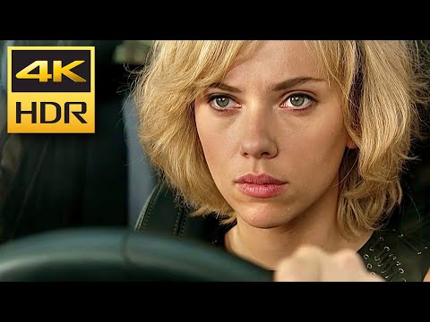 4K HDR • Lucy - Car Chase Telekinesis