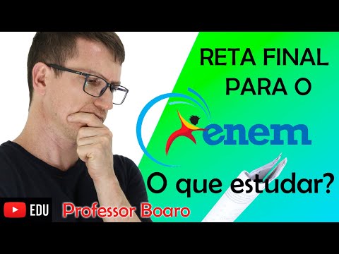 O que estudar para o ENEM 2019? Faltando só 1 mês!!! + MEGA REVISÃO