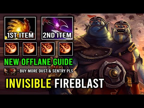 How to Offlane Ogre Magi with Invisible Fireblast Silver Edge Right Click Crazy Multi Cast Dota 2