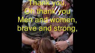 Thank You Soldiers - Veteran's Day/Memorial Day Song