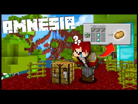 MINECRAFT, PORÉM NÃO LEMBRAMOS DE NADA!! - AMNESIA