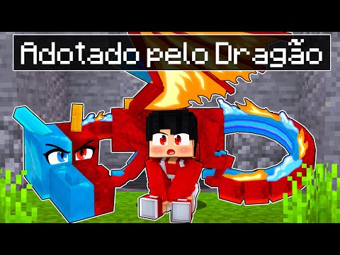 P3DRU foi ADOTADO pelo DRAGÃO ELEMENTAL no Minecraft