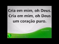 Cria Em Mim Playback Legendado