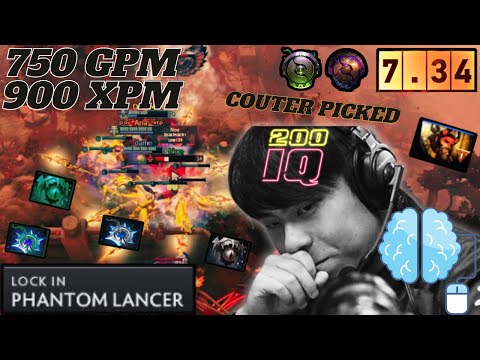 Phantom Lancer By Ana 200 IQ Vs Couter Picked Beastmaster 22Kill Nullifier + Skadi | Ana Moment 446