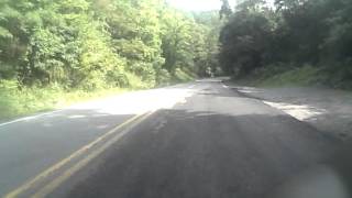 preview picture of video 'Riding Hwy. 39 east of Marlinton, WV - Part 1'
