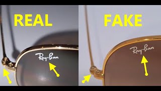 Ray ban cockpit eyewear real vs fake review. How to spot counterfeit Ray Ban RB sunglasses
