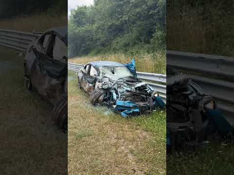 GT3RS x BMW M2 Crash At Nürburgring