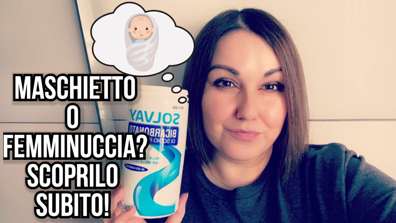 TEST del BICARBONATO PER SCOPRIRE IL SESSO DEL BAMBINO