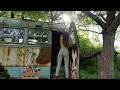 Girl Discovers Bus Cabin In The Alps Night Alone In The Wild