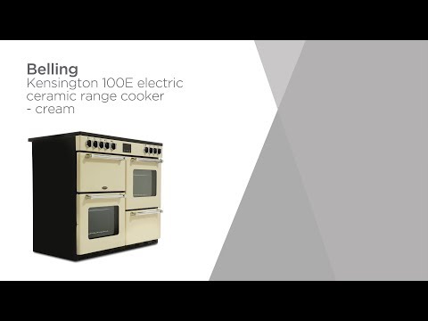Belling Kensington 100E Range Cooker - Cream & Chrome | Product Overview | Currys PC World