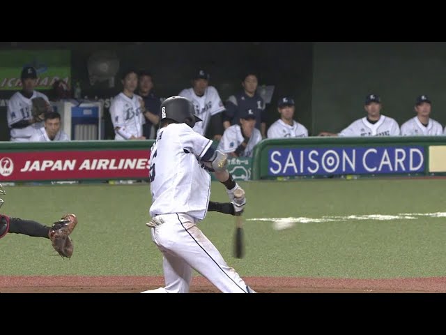 【3回裏】新人から221試合連続フルイニング出場へ!! ライオンズ・源田のタイムリー!! 2018/7/11 L-M