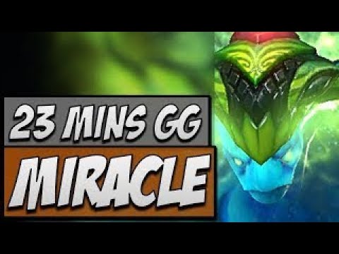 Miracle Dota - Morphling 23 minutes GG in TI7 | Dota 2 Pro Gameplay