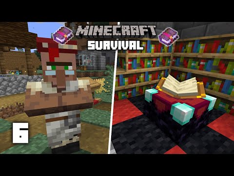 Minecraft: Easy Mending & OP Enchants - Survival Let's play | Ep 6