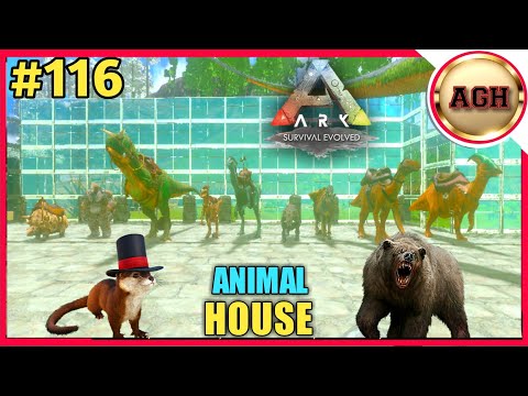 FINALLY COMPLETED ANIMAL HOUSE 🏠 || ARK: SURVIVAL EVOLVED GAMEPLAY #116