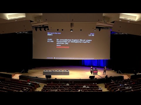 Video Thumbnail: 38C3 - Ein unmoralisches Angebot: Wie wir unsere Communities vor ideologischen Zugriffen schützen