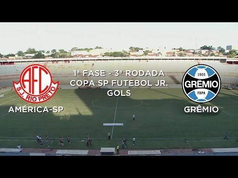 Gols - América-SP 0 x 3 Grêmio - Copa São Paulo Futebol Jr. - 10/01/2015