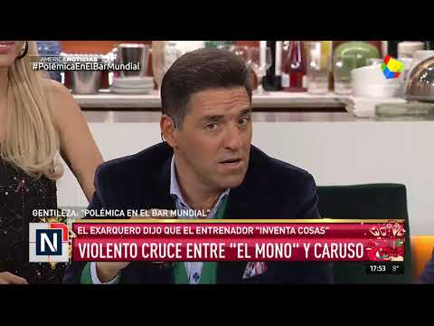 Reviví el picante cruce entre Caruso Lombardi y Navarro Montoya en Polémica en el Bar