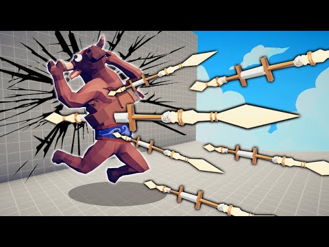 SACRED SPEAR - PINNING EVERY UNIT TO THE WALL | TABS - Totally Accurate Battle Simulator