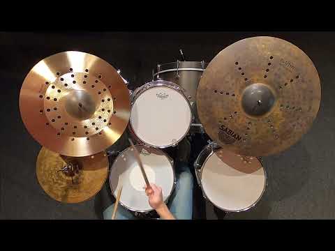 Sabian Prototype AAX Freq-N-Aero Crash Cymbal 17" 1055 grams