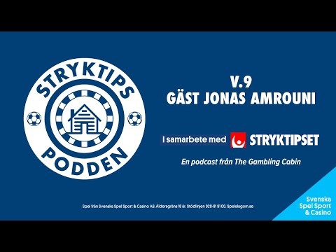 Stryktipspodden v.9 - Gäst Jonas Amrouni