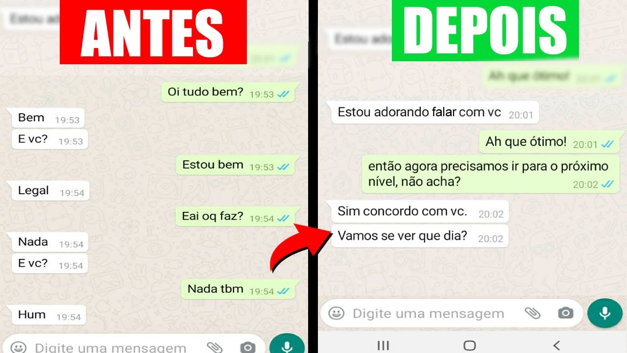 Técnica Simples Para Puxar Assunto Com uma Mina no WhatsApp