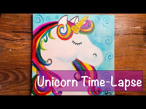 Unicorn | Time-lapse | Painting Tutorial