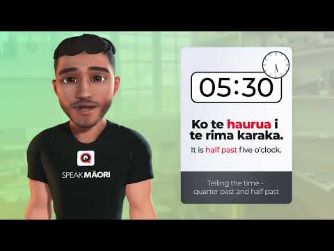 How to Sign Half Past (time) in NZSL