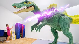 Dinosaurs Surprise ICE EGGS – Five Giant Dinos Become Real