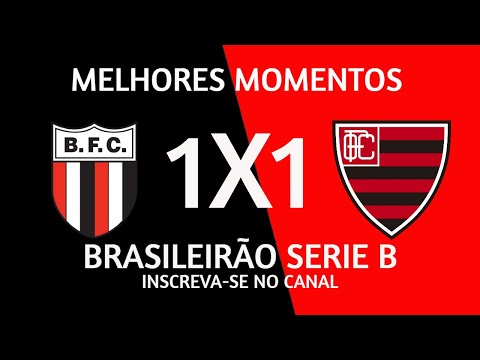 Botafogo SP 1 x 1 Oeste Melhores momentos  BRASILEIRÃO série B