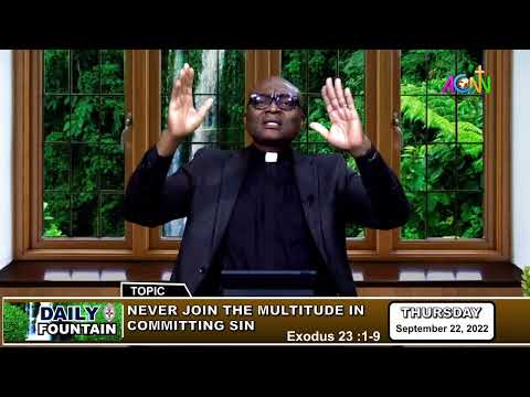 DAILY FOUNTAIN DEVOTION FOR SEPTEMBER 22, 2022