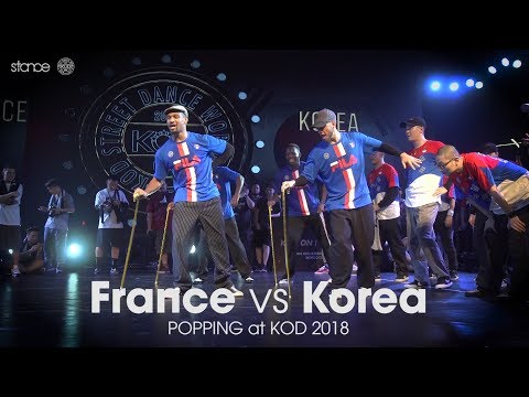 France vs Korea [popping] // .stance x KOD World Finals 2018