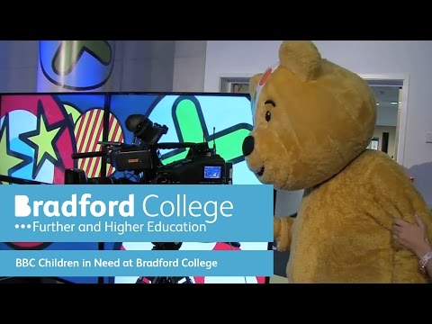 Behind the scenes of BBC Children in Need at Bradford College
