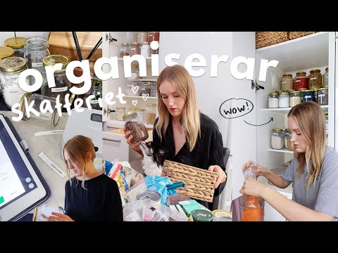 Nästa stora projekt!! ORGANISERA och STÄDA skafferiet med mig!