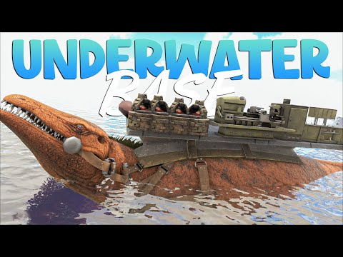 SOLO ARK BUT I LIVE ON A MOSASAUR DAY 1