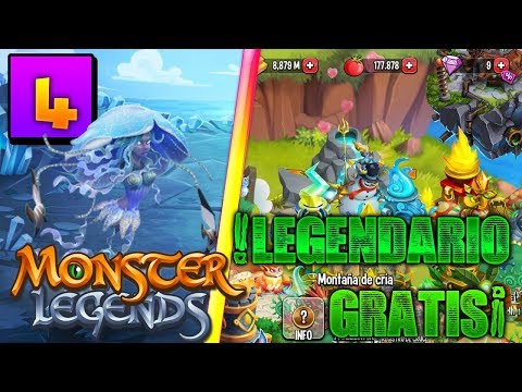 Legendario Gratis!!! | Monster Legends| By Lalombrixd :v