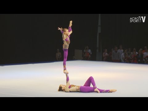 Sachsenpokal Riesa 2012 Age Group Balance Women's Pair Germany - Jana Mendel, Xenia Mehlhaff