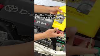 Transfer Dark Power Steering Fluid Using Siphon Pump and Flushing with Prestone Brand