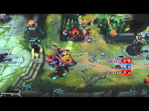 SKT T1 Faker - Cho'Gath PENTAKILL - KR SoloQ