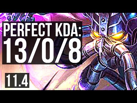 KASSADIN vs CASSIOPEIA (MID) | 13/0/8, Legendary, 700+ games | NA Grandmaster | v11.4