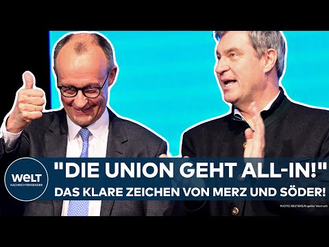 DEUTSCHLAND: Wahltag! "Die Union geht mehr oder minder All-in!" Das klare Zeichen von Merz und Söder