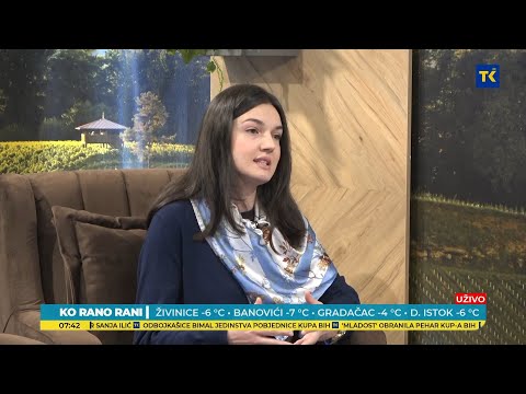 JUTARNJI PROGRAM RTVTK: JASMINA GOBELJIĆ-DEDIĆ - DIREKTORICA EDUKACIJSKOG CENTRA NAHLA TUZLA