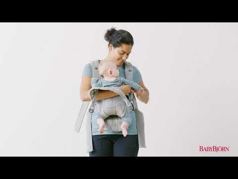 Nešioklė kūdikiui BabyBjörn Move 3D Mesh, Pilkas video