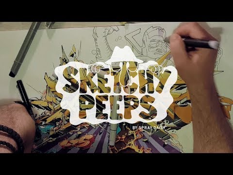 SKETCHY PEEPS 014 - SKORE79