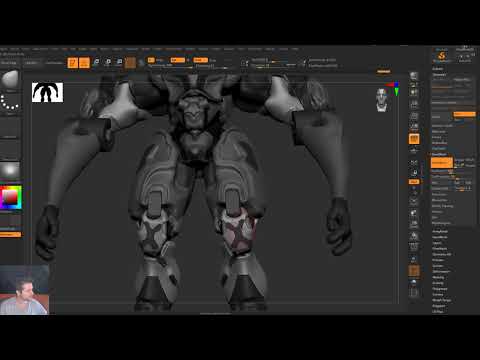 INSIDE 44 MECH DESIGN BY IN ZBRUSH 0.1