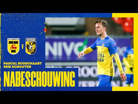 Nabeschouwing SC Cambuur - Vitesse | "Scherven oprapen en op naar volgende week"