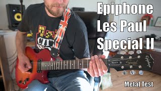Video thumbnail for Epiphone Les Paul Special II: Metal Test by Brian Bower
