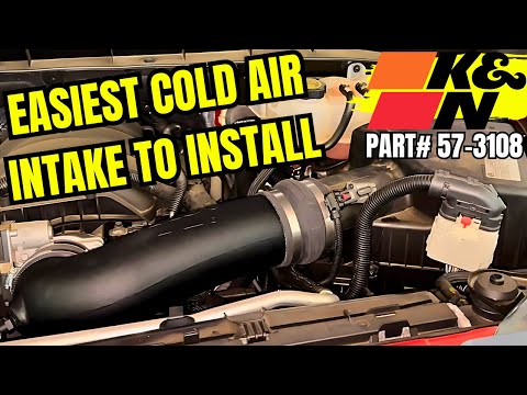 Easiest Cold Air Intake Install Ever! K&N for Chevy Silverado 5.3!